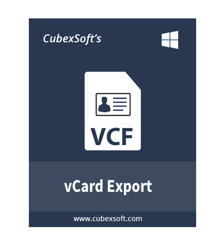 CubexSoft vCard to PST Converter