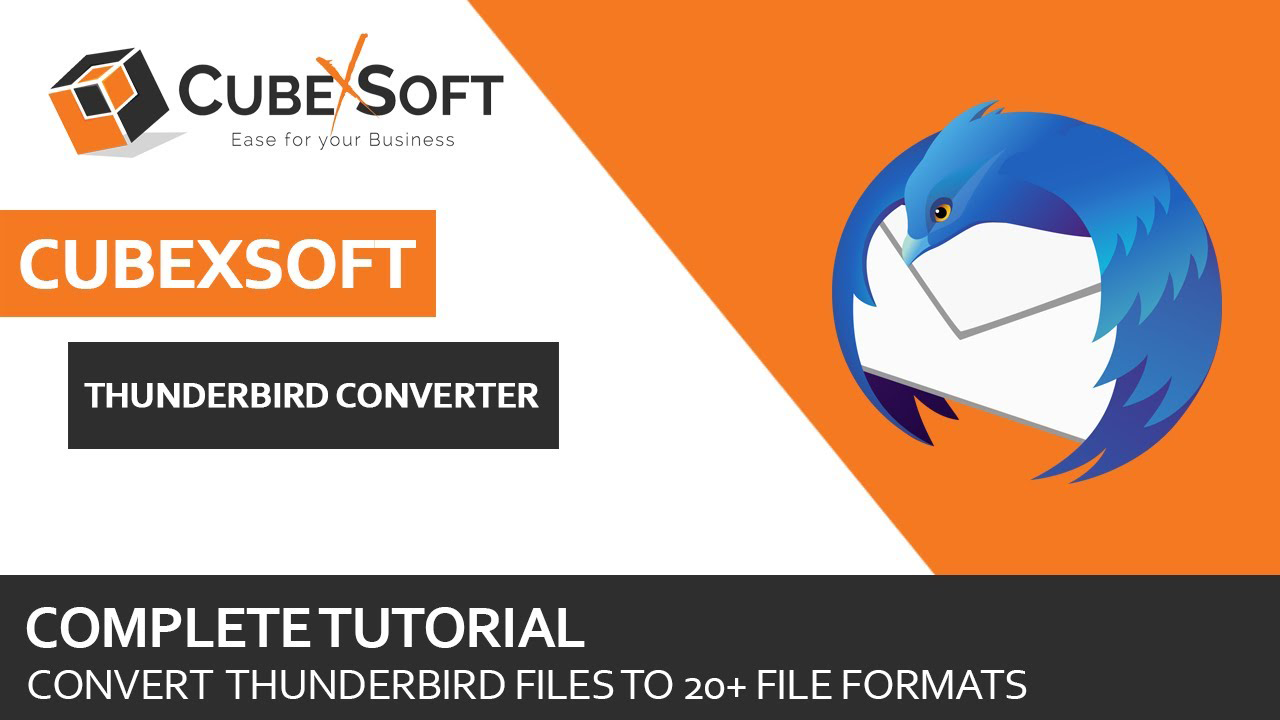 CubexSoft Thunderbird to PST Converter