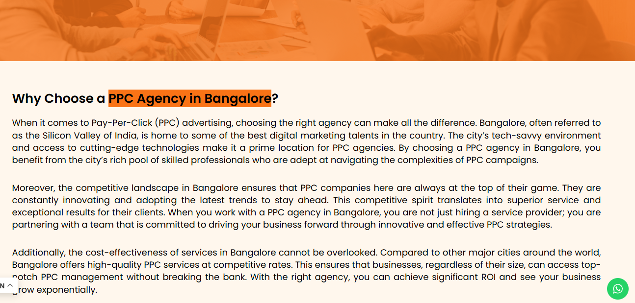 PPC Agency in Bangalore