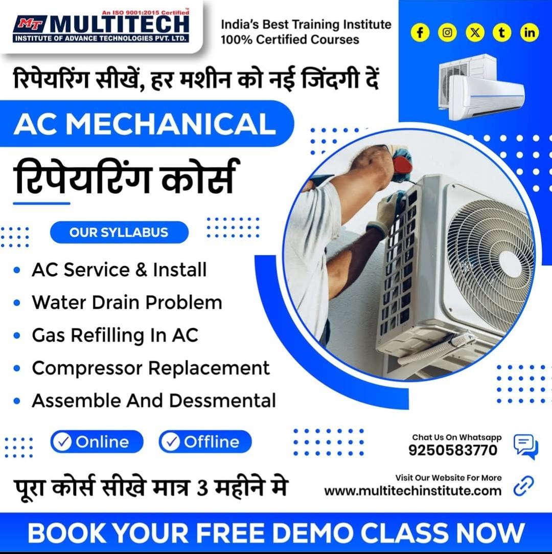 AC Mechanical Repairing Institute in Delhi 