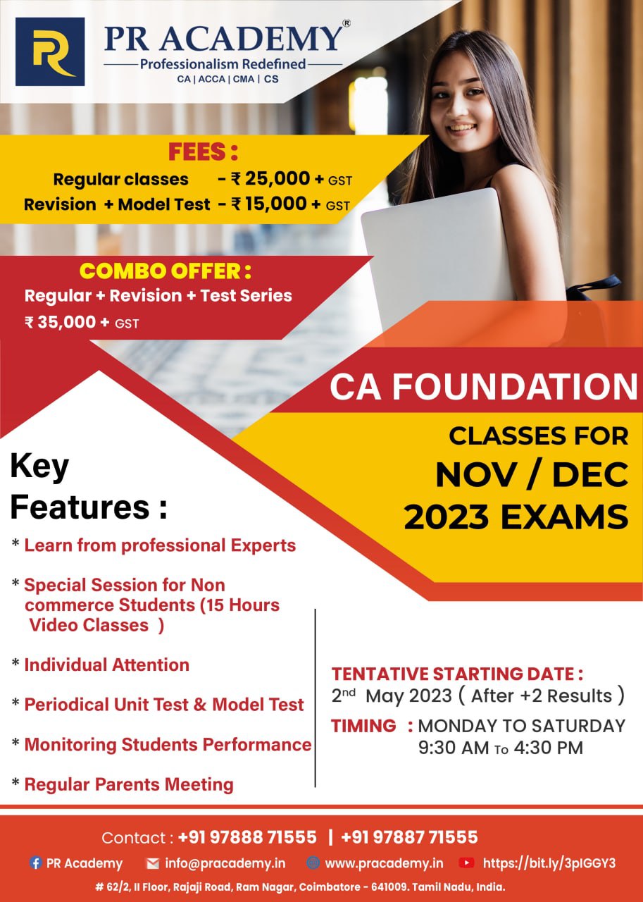 CA Institute in Coimbatore