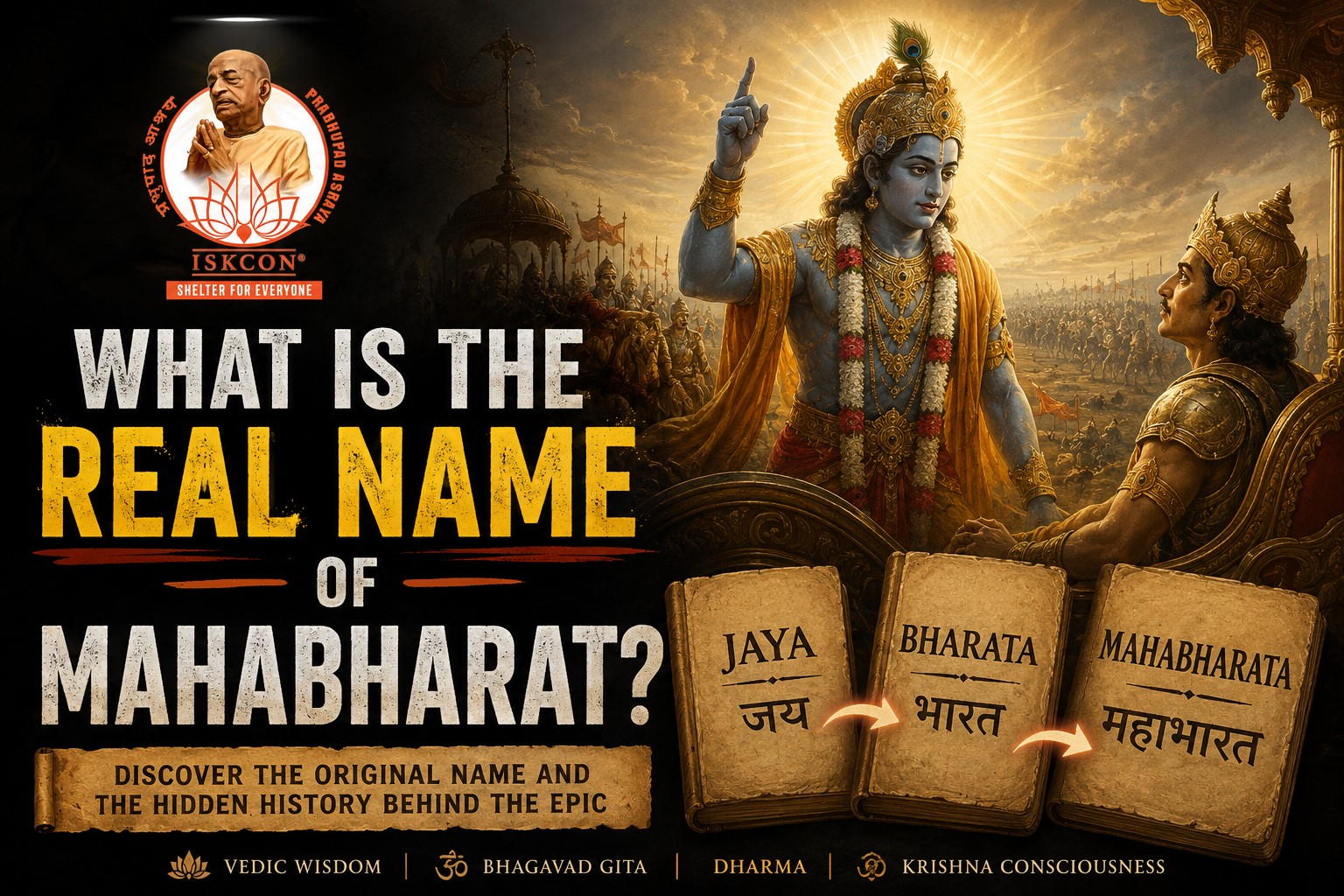 The Real Name of Mahabharat Explained