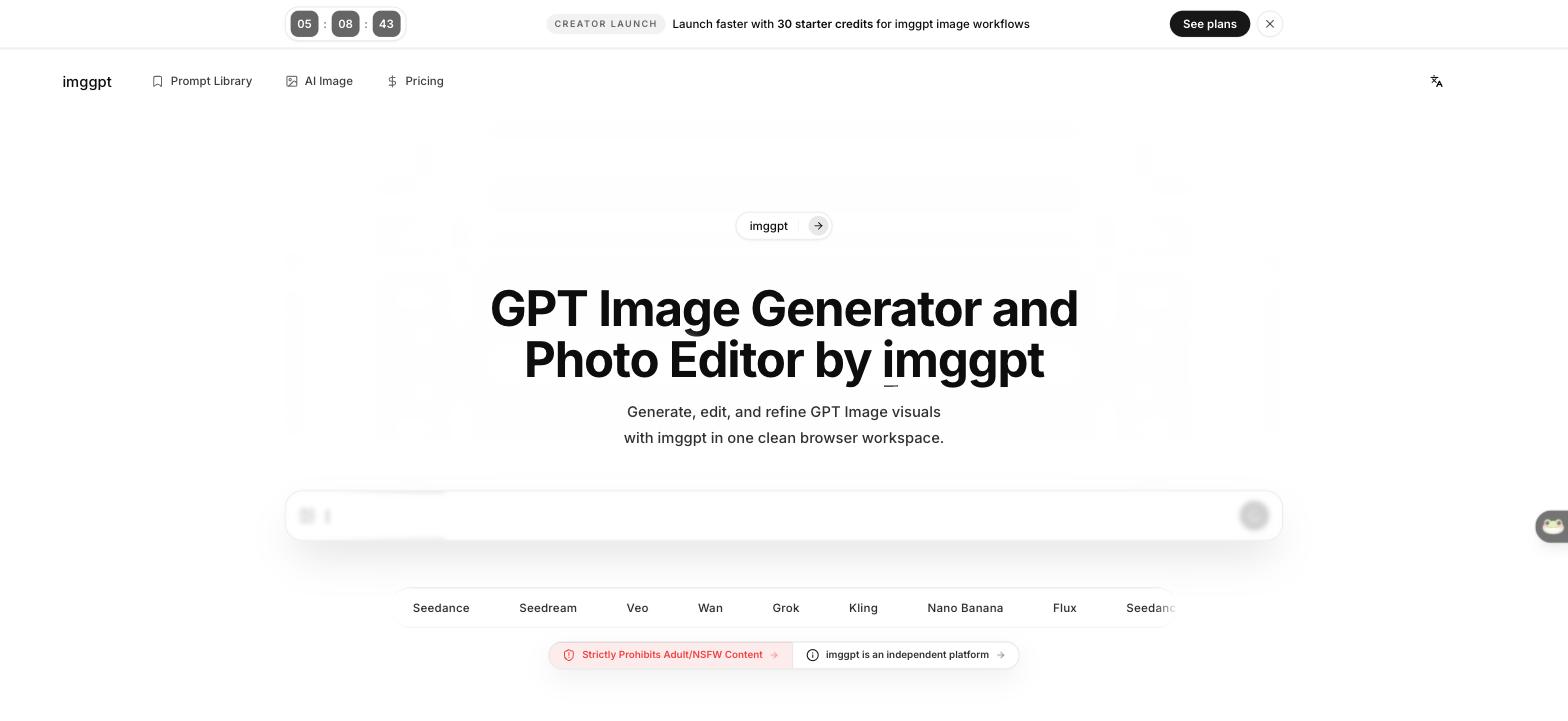 ImgGPT - GPT Image Generator and AI Photo Editor