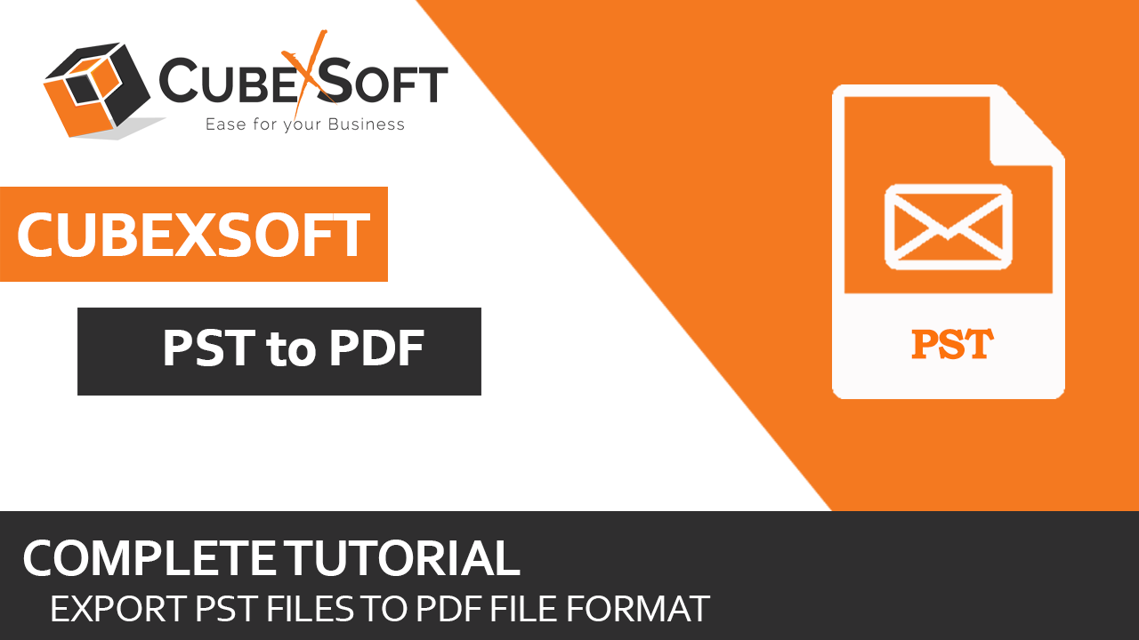 CubexSoft PST to PDF Converter